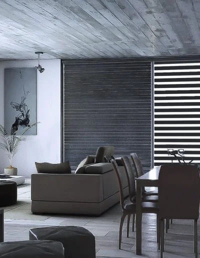 Persiana panel Japones, Persiana Sheer Elegance, Cortinas Romanas, Cortinas enrrollables, Persiana macromadera